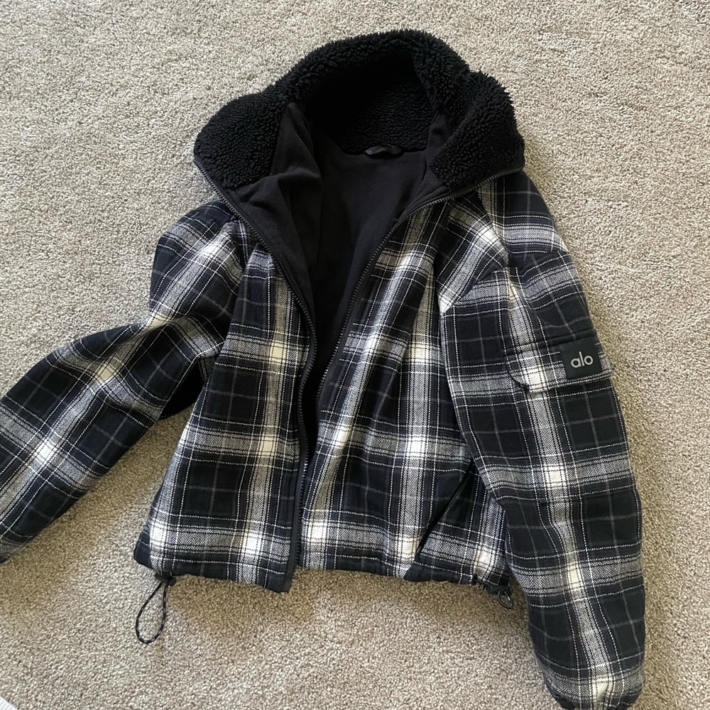 Alo plaid coat